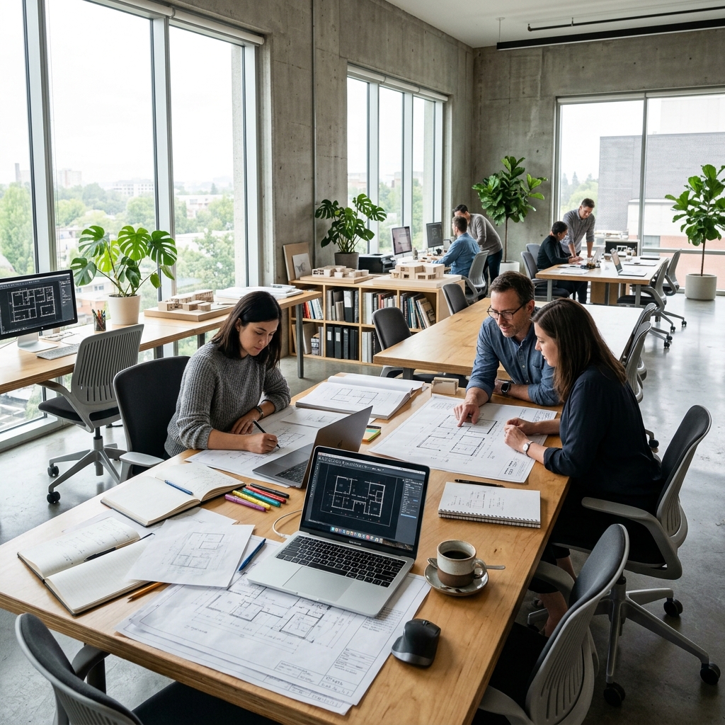 Modern Workspace Illustration
